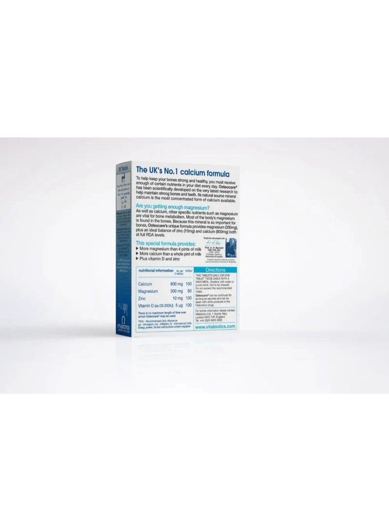 Osteocare Calcium & Vitamin Supplement  30 Tablets - Image 3